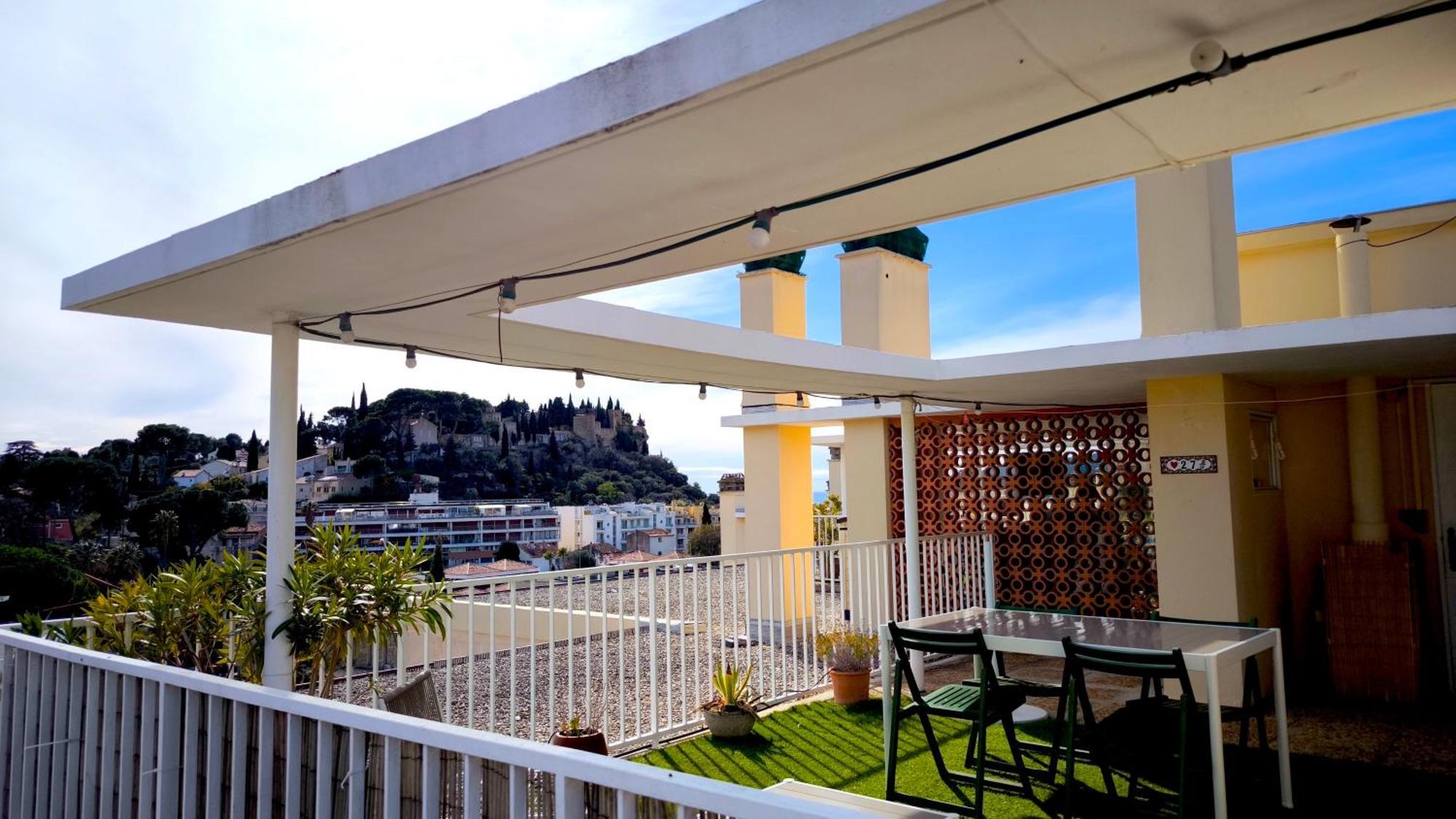 Sunset Garden - Roof Top 45 M2 Vue Mer / Cap Canaille Каси Екстериор снимка