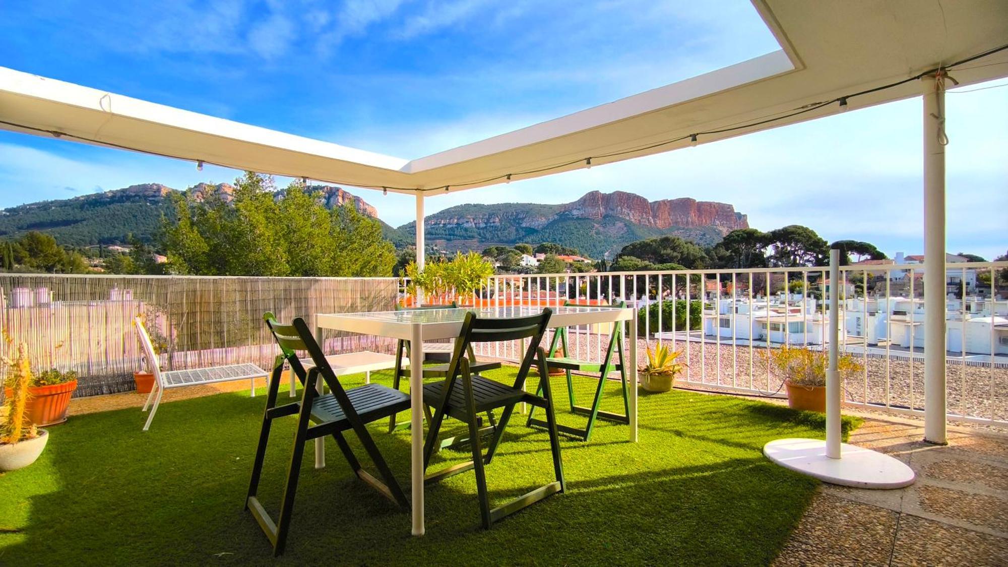 Sunset Garden - Roof Top 45 M2 Vue Mer / Cap Canaille Каси Екстериор снимка